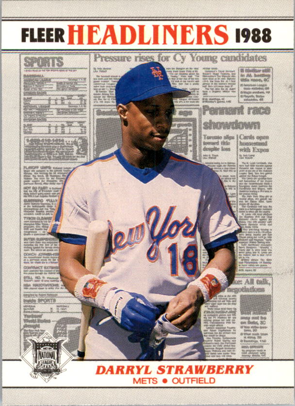 1988 Fleer Headliners Baseball Cards